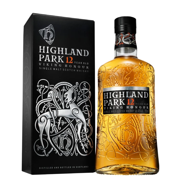 Highland Park 12 Year Old Malt Whisky 70cl - A Spicy, Well-Rounded Single Malt